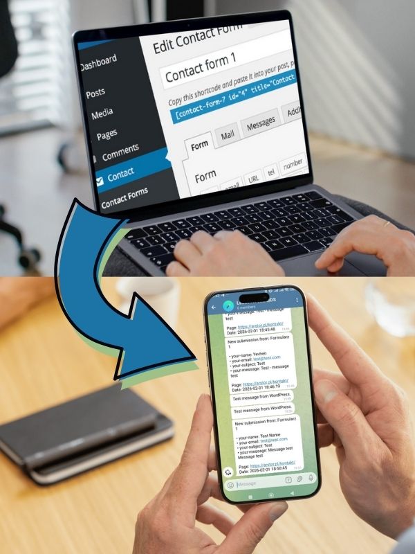 Simple Submission Alerts for Contact Form 7 to Telegram