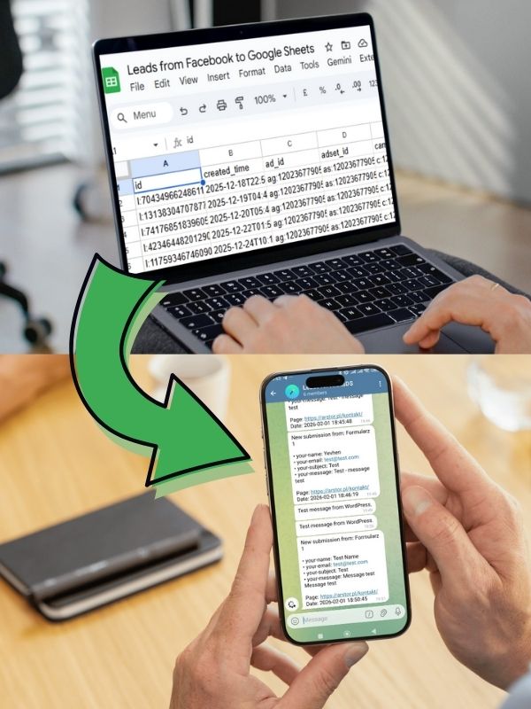 Przedsprzedaż skryptu Powiadomienia o zamóweniach z Google Sheets do Telegram